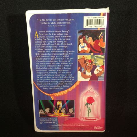 Walt Disney Classics Beauty And The Beast VHS