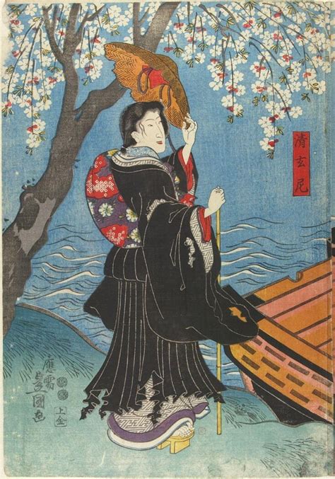 "SUMIDAGAWA BAIRYU SHINSHO" | Utagawa Kunisada I | JOSHUYA KINZO ...