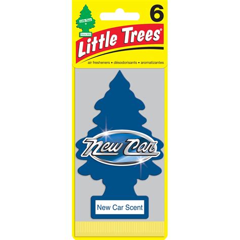 Little Trees Air Freshener New Car Scent Fragrance 6-Pack - Walmart.com