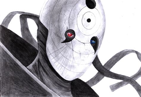 Obito Uchiha drawing. Updated!! by yuri123454321 on DeviantArt | Anime ...