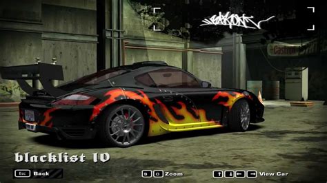 NFS Most Wanted Blacklist Car - #10 Baron - YouTube