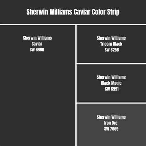 Sherwin Williams Caviar (Palette, Coordinating & Inspirations)