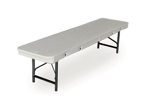 Commercialite Plastic Folding Bench-USA Made - FoldingChairsandTables.com