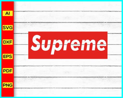 Supreme Red Logo Svg, Supreme Svg, png, Fashion Brand Logo, Dripping D ...