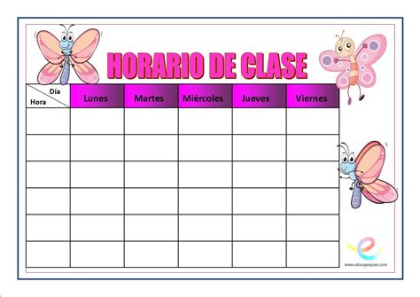 Horarios para clase 9 horarios superchulos para las asignaturas de clase