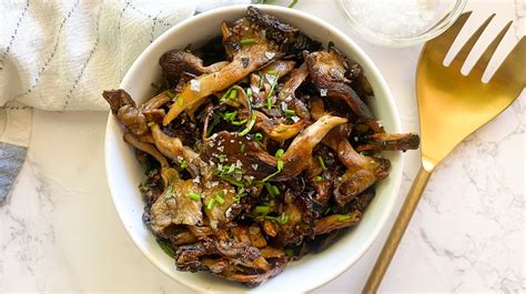 Crispy Seared Oyster Mushrooms Recipe