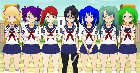 All yandere simulator characters - boomonsters