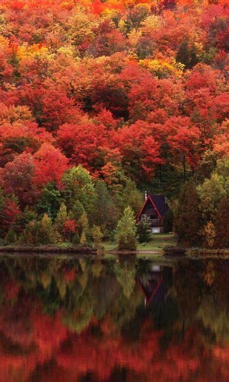 Autumn Lake, Quebec, Canada | Autumn lake, Beautiful places, Wonders of ...