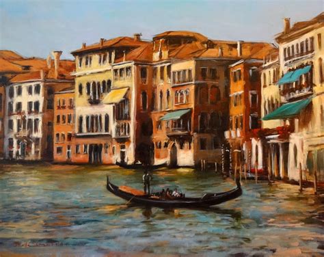 Jonelle Summerfield Oil Paintings: Venice Canal V