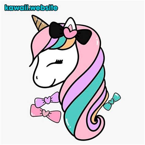 Unicornios Kawaii ️ Imagenes, Productos y Dibujos Para Pintar