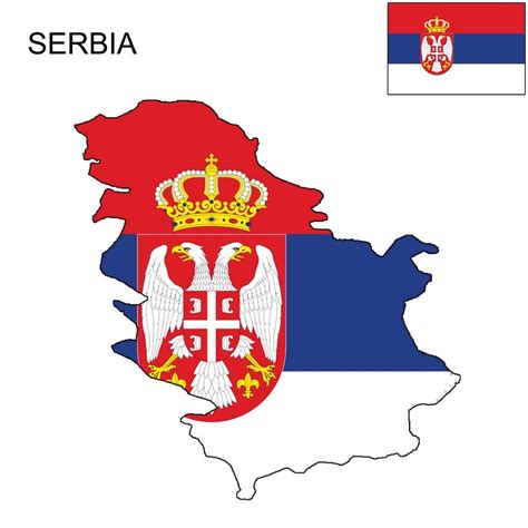 Serbia Flag Map and Meaning | Mappr