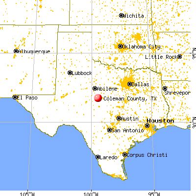 Coleman County, Texas detailed profile - houses, real estate, cost of ...