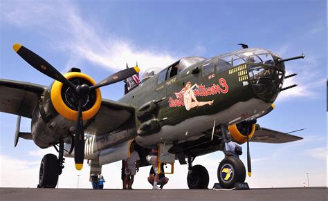 military Aircraft, Aircraft, World War II, Mitchell, B 25 Wallpapers HD ...