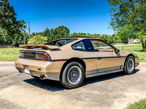 1987 Pontiac Fiero GT Automatic Gold Moderate Restoration Completed New ...