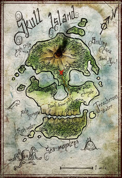 January 2014 Competition | Pirate maps, Imaginary maps, Pirate treasure ...