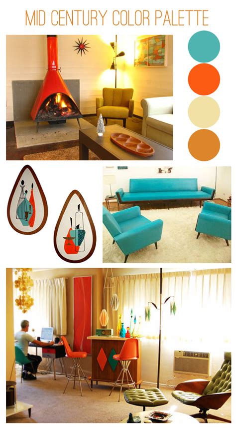 Oh So Lovely Vintage: Mid century color inspiration.