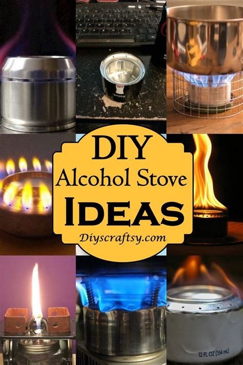 DIY Alcohol Stove Ideas | Alcohol stove, Alcohol, Diy shops