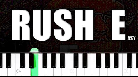 Rush E | Piano Tutorial Chords - Chordify