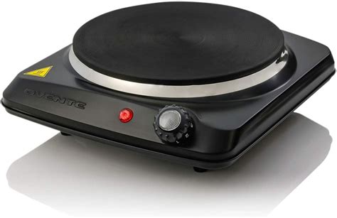 Ovente 7 Inch Single Hot Plate Electric Cast Iron Stove, Portable 1000 ...