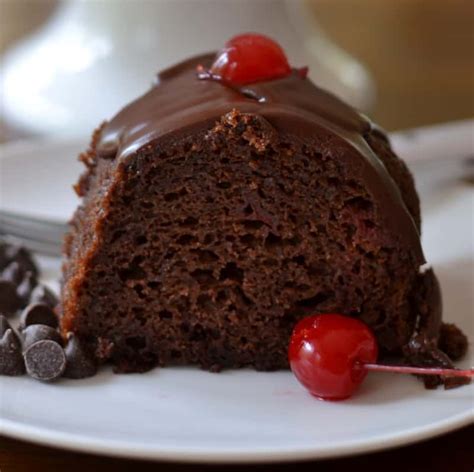 Quick and Easy Chocolate Cherry Cake - Small Town Woman