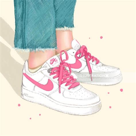 Nike Sneaker Cartoon Illustration | Sneakers illustration, Sneakers ...