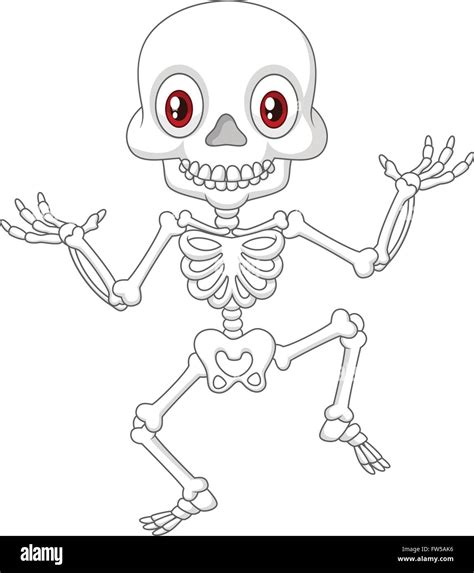 Funny skeleton cartoon Stock Vector Image & Art - Alamy