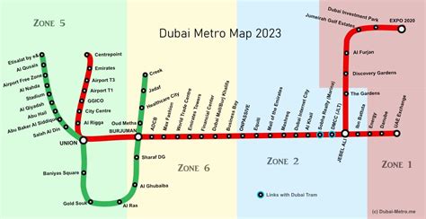 Dubai Metro Map