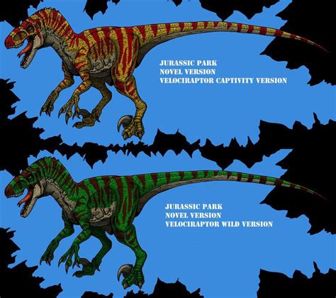 Jurassic Park Novel: Velociraptor (Updated !!) by Hellraptor.deviantart ...