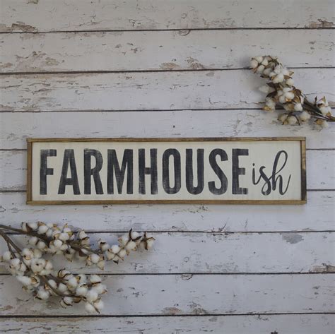 Farmhouseish Sign Farmhouse Style Decor - Etsy | Farmhouse style ...