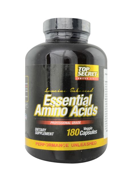 Essential Amino Acids by TOP SECRET NUTRITION (180 capsules)