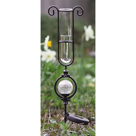 Solar Rain Gauge - 182658, Decorative Accessories at Sportsman's Guide