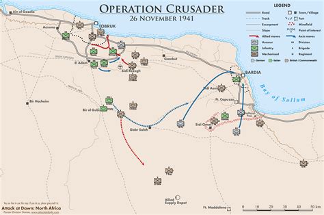 Maps of the Operation Crusader (part 2) feature - ModDB