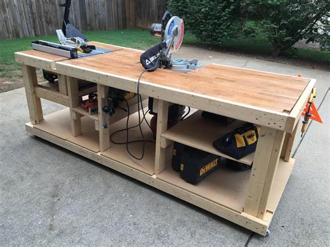 How To Make The Most Out Of Your Garage With A Work Table - Garage Ideas