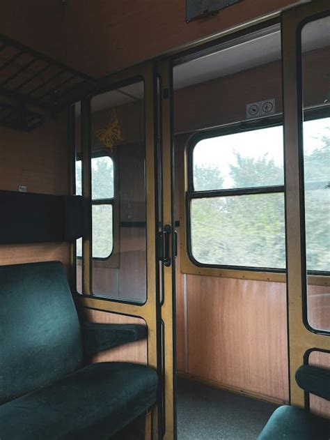 Interior of Old Fashioned Train · Free Stock Photo