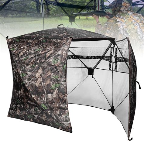 WASAGUN Hunting Blind 270 Degree See Through Pop Up Ground Blinds with ...