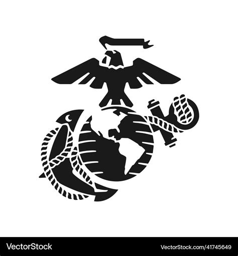 Logo of the united states marine corps Royalty Free Vector