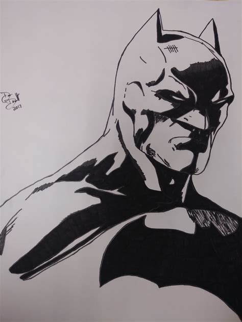 Batman Hush Sketch (2017) #DenaultIllustrations | Batman hush, Batman ...