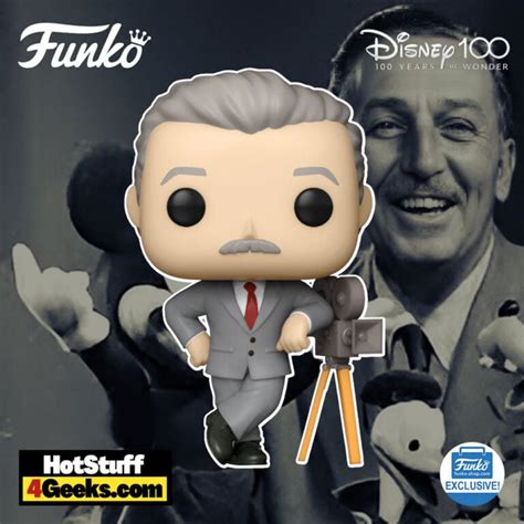 2023 Disney 100 Years: Walt Disney with Camera Funko Pop!