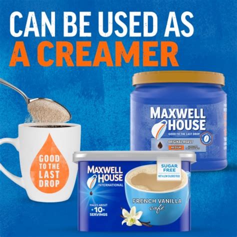 Maxwell House International French Vanilla Café Sugar Free Instant ...