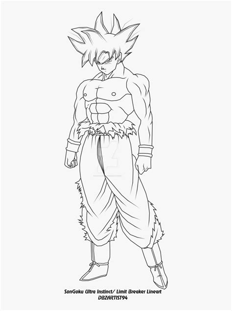 ultra instinct goku coloring pages Instinct mastered dragonballz ...