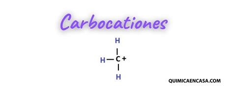 Carbocationes - Química en casa.com