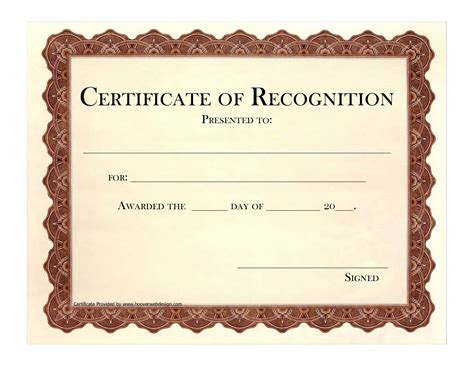 Free Printable Employee Recognition Certificate : V M D In Employee ...