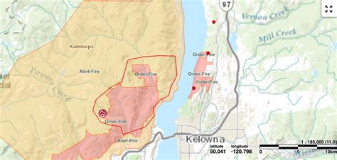 NASA map shows West Kelowna painted red from wildfires | Canada