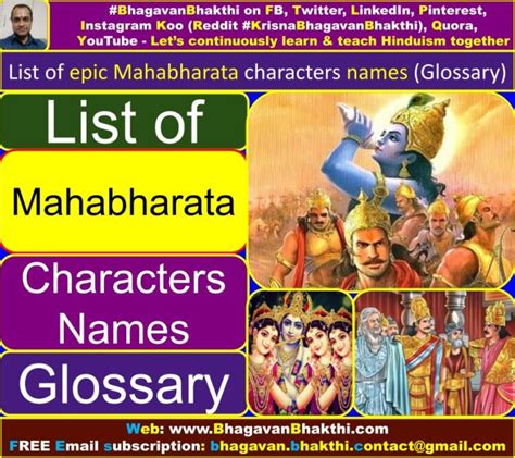 Mahabharata Characters Images