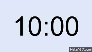 10 minute timer on Make a GIF