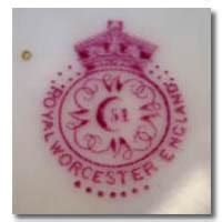 Royal Worcester Marks & Dating Worcester Porcelain