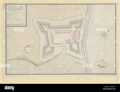 A PLAN of FORT WILLIAM HENRY. Map information: Title: A PLAN of FORT ...