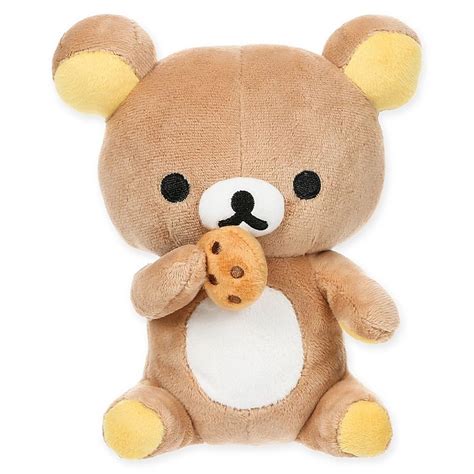 Rilakkuma™ Bear Eating a Cookie Plush Toy in Brown | Bed Bath & Beyond ...