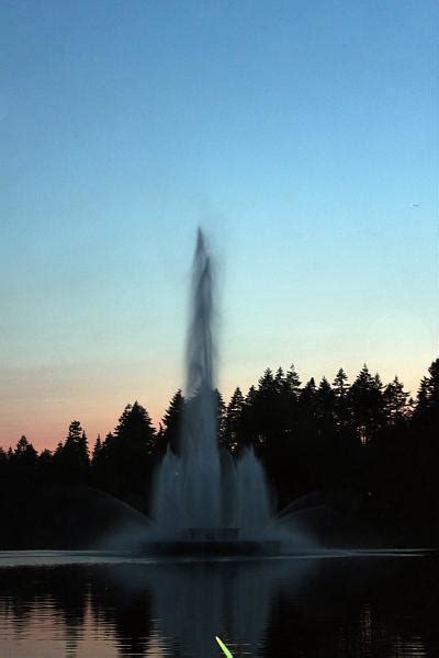 Lost Lagoon Fountain - Vancouver