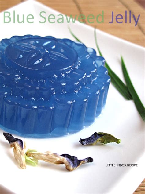 Little Inbox Recipe ~Eating Pleasure~: Blue Seaweed Jelly